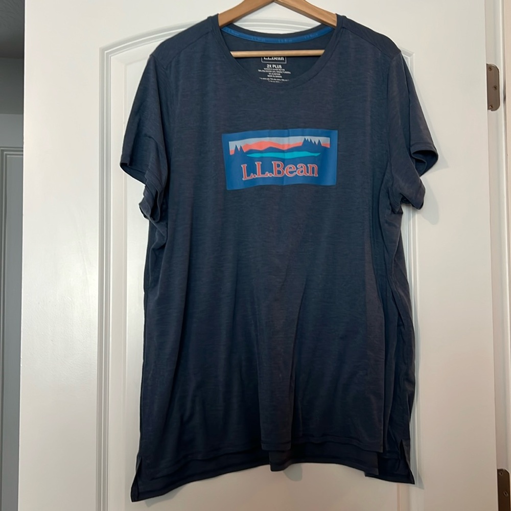 LLBEAN Blue Short Sleeve Graphic Tee